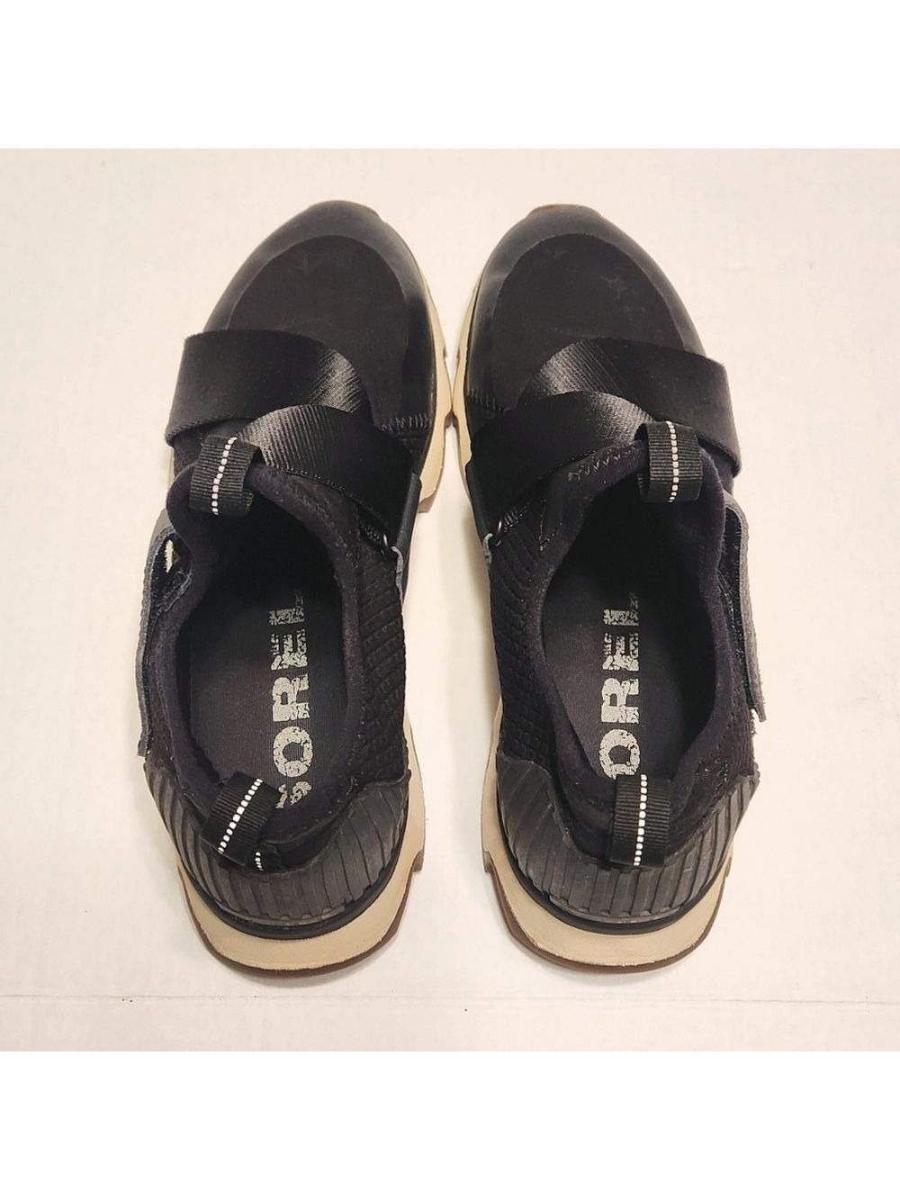 Sorel Kinetic Black Slip On Sneakers Size 7 - Picture 7 of 11